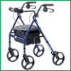 Hugo® Rolling walker with a seat