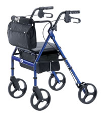 Hugo Elite Rolling walker with a seat
