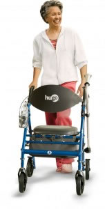 Hugo® Wave Premium Rollator lifestyle picture