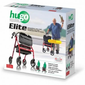 Boîte pour la vente au detail de l'ambulateur Elite de Hugo®