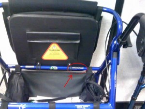 Hugo® Rollator serial number location