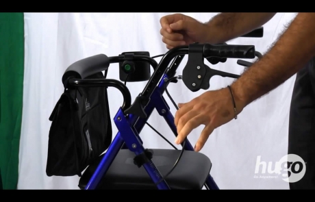 How to adjust the handles of your Hugo® rollator