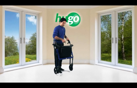 How to fold your Hugo® Rolling Walker with Seat