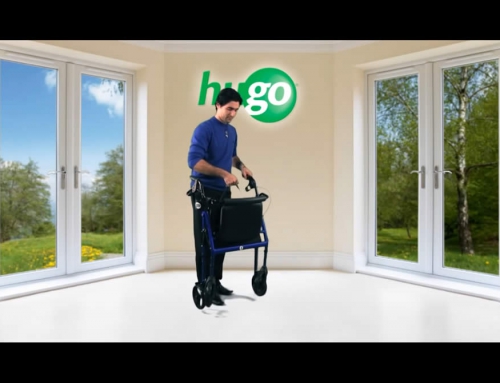How to fold your Hugo® Rolling Walker with Seat