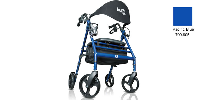 Hugo® Wave Fully-Equipped Premium Rollator
