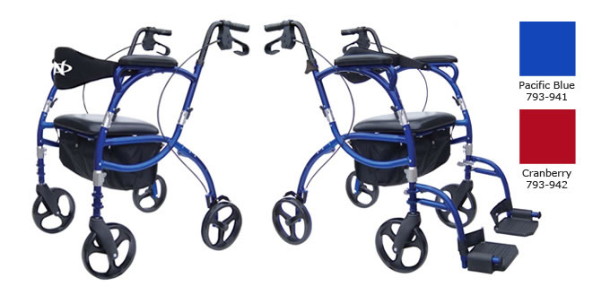 Hugo Navigator Combination Rollator And Transport Chair Hugo