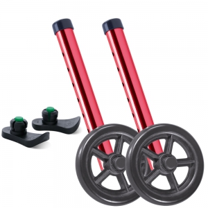 Bonus pack includes 5" Walker Wheels and Glides. Allows the walker to glide easily over most surfaces.