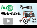 Présentation de l'ambulateur à pliage latéral, Sidekick™ de Hugo®