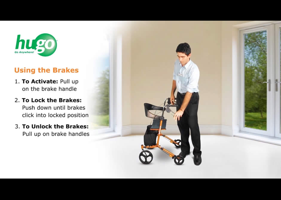 How to use the brakes of your Hugo® Sidekick™ Hugo®