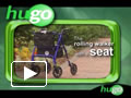 Hugo Rolling Walker With A Seat